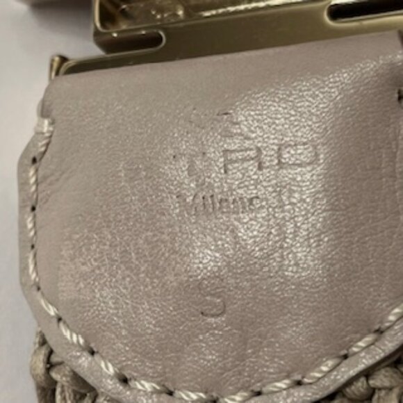 ETRO Milano Lamb Leather Woven Belt with Metal Buckles main image 8